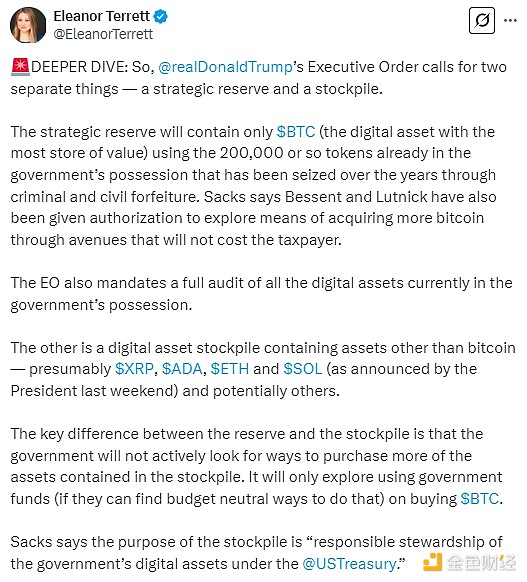 美國正式建立加密戰(zhàn)略儲(chǔ)備 利好出盡還是真利好&nbsp;圖片